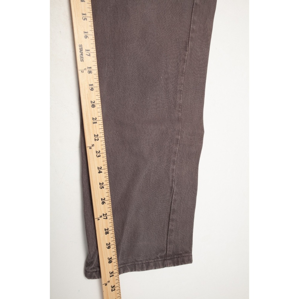 Levi's 505 Regular Fit Jeans Mens 34x32 Actual 32x31 Gray Denim Straight Leg - Picture 9 of 12